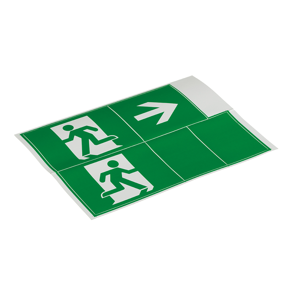 Exit Legend for Emergency Bulkhead