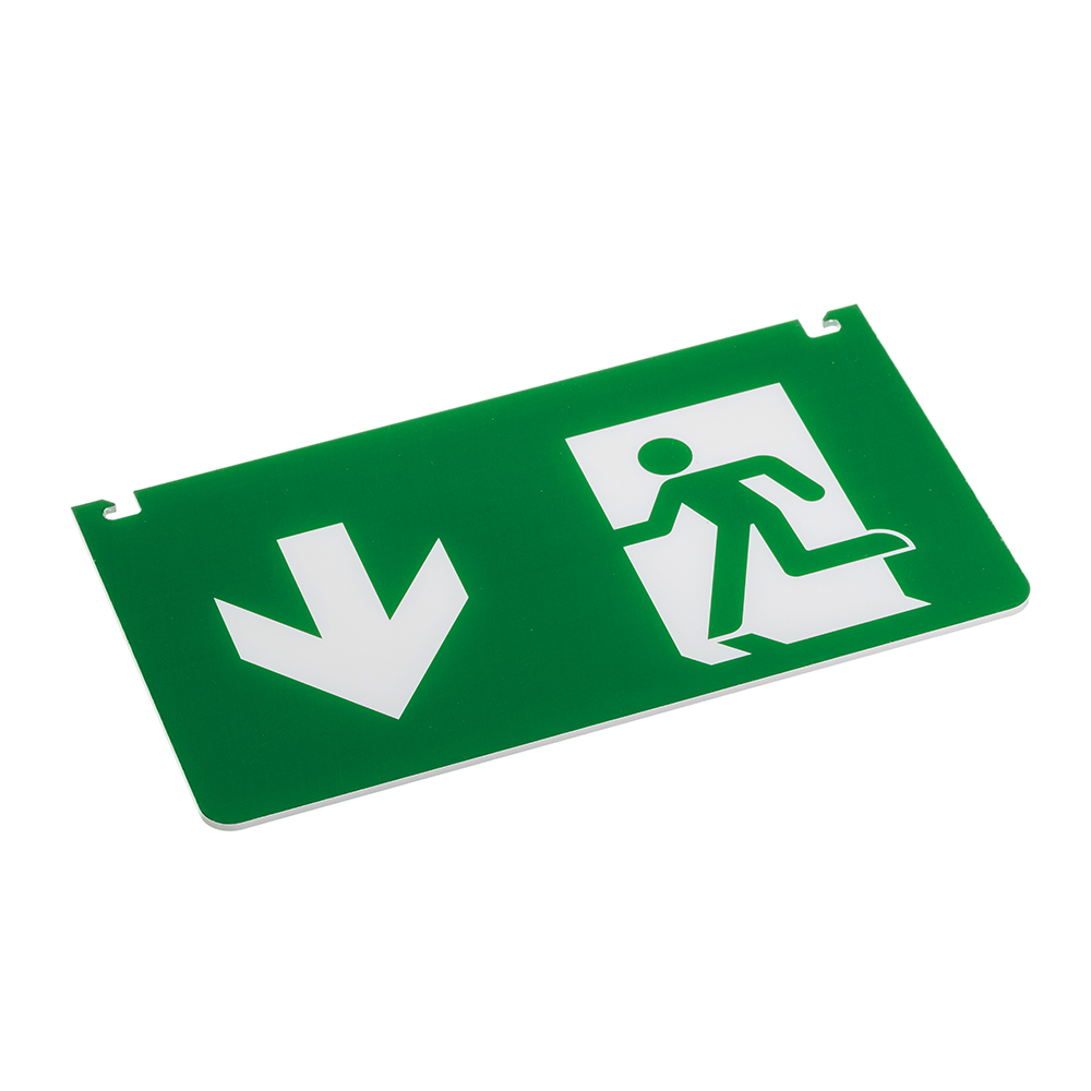 *5-in-1 LED Emergency Exit Sign Legend Down