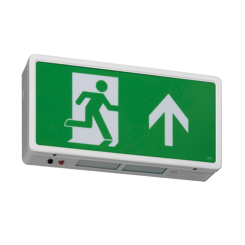 *EBM LED Emergency Exit Box Maintained/Non-Maintained 2.7W 6000K