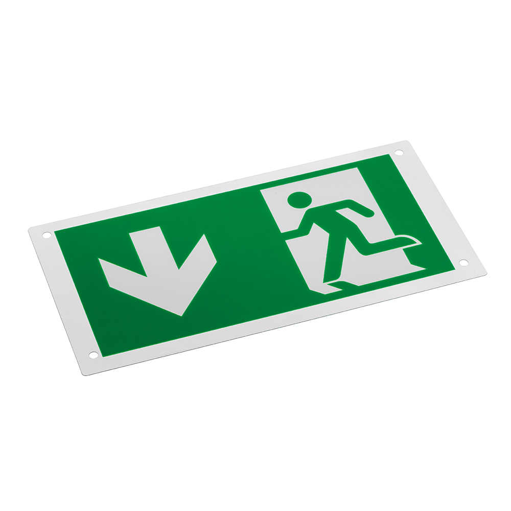 *HT LED Emergency Exit Sign Legend Down
