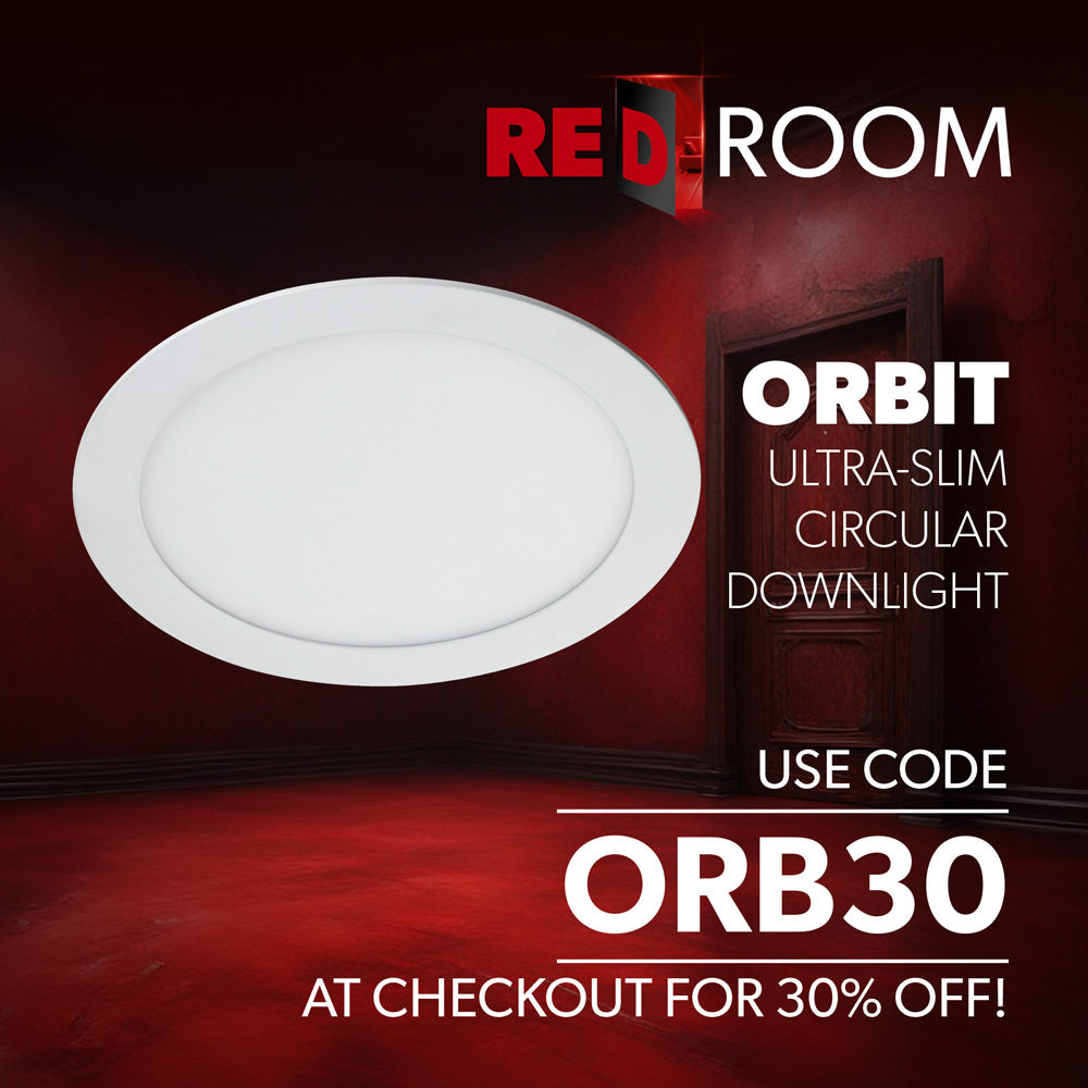 Orbit LED Downlights 20W 6000K Red Arrow