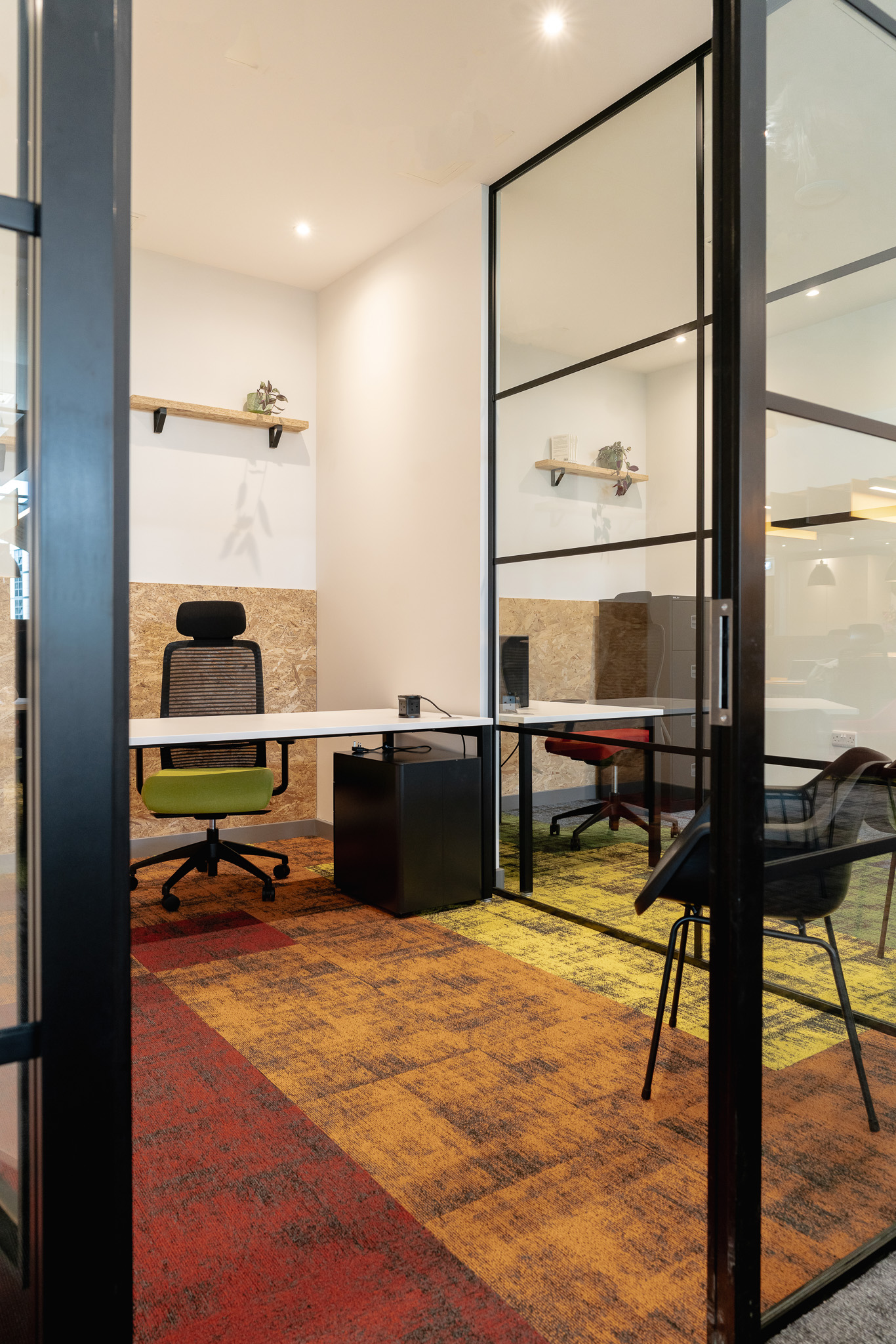 Bradford City of Culture Individual Office with lighting upgrade using Red Arrow Stellar LED Downlights