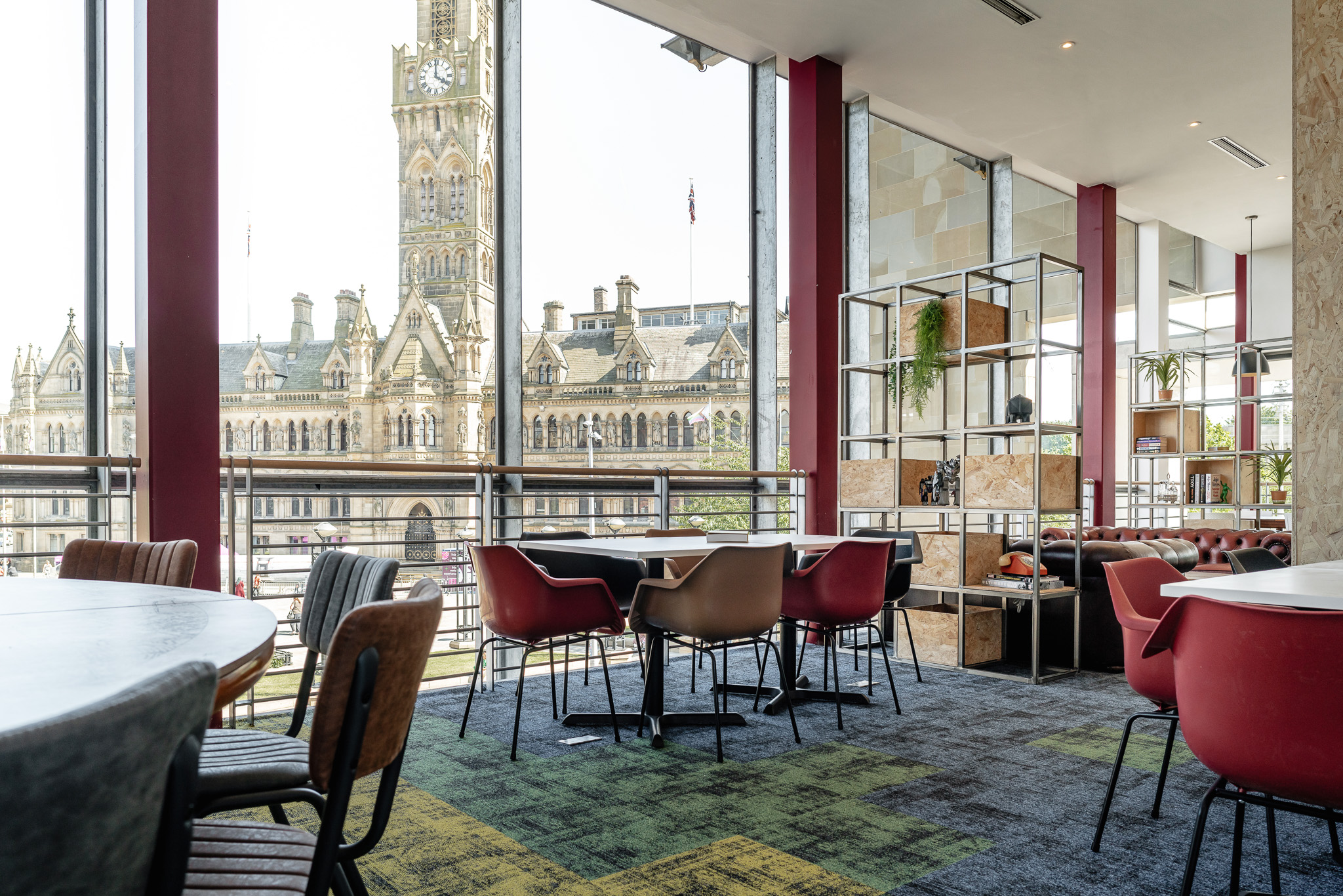 Bradford City of Culture Upper Floor Office Area with lighting upgrade using Red Arrow Laser Linear LED lighting