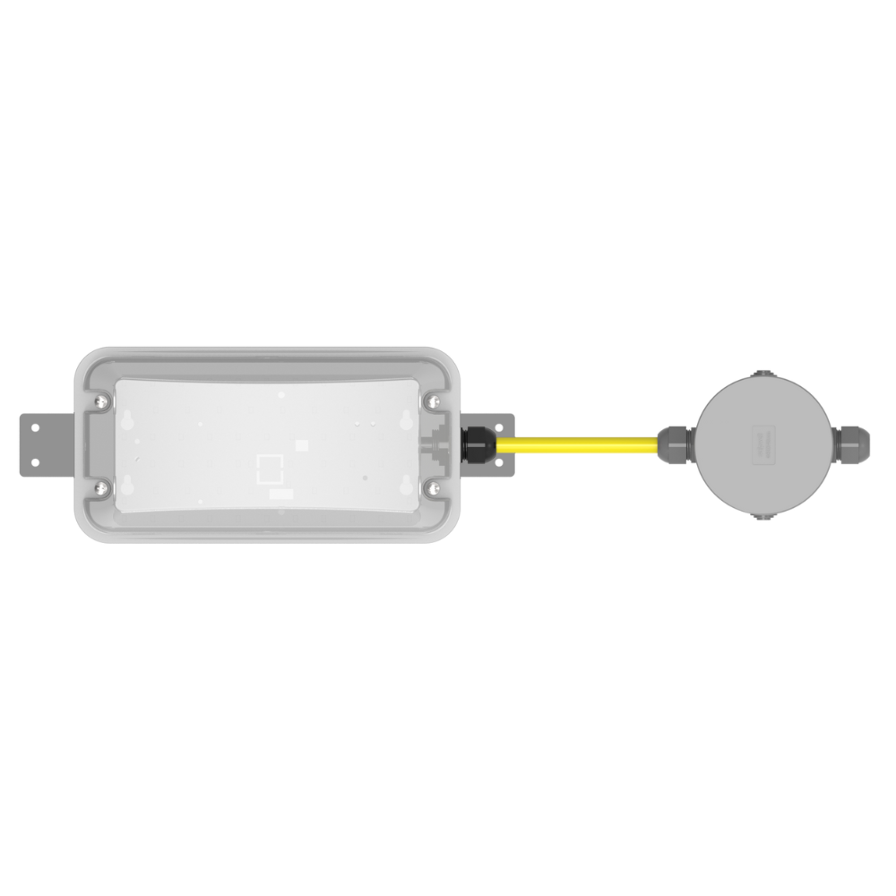 Taurus Site with Clear Diffuser, Junction Box & Mounting Bracket