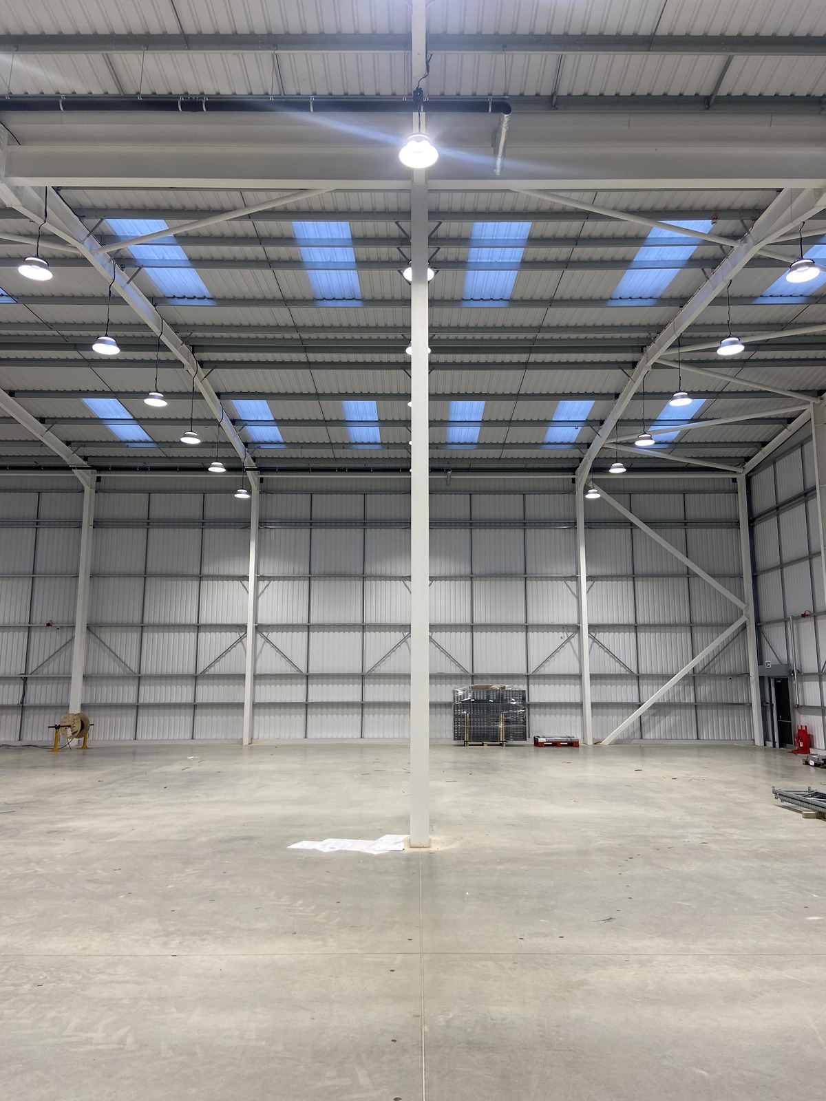 Capital Angling warehouse LED lighting installation at Markham Vale, Chesterfield