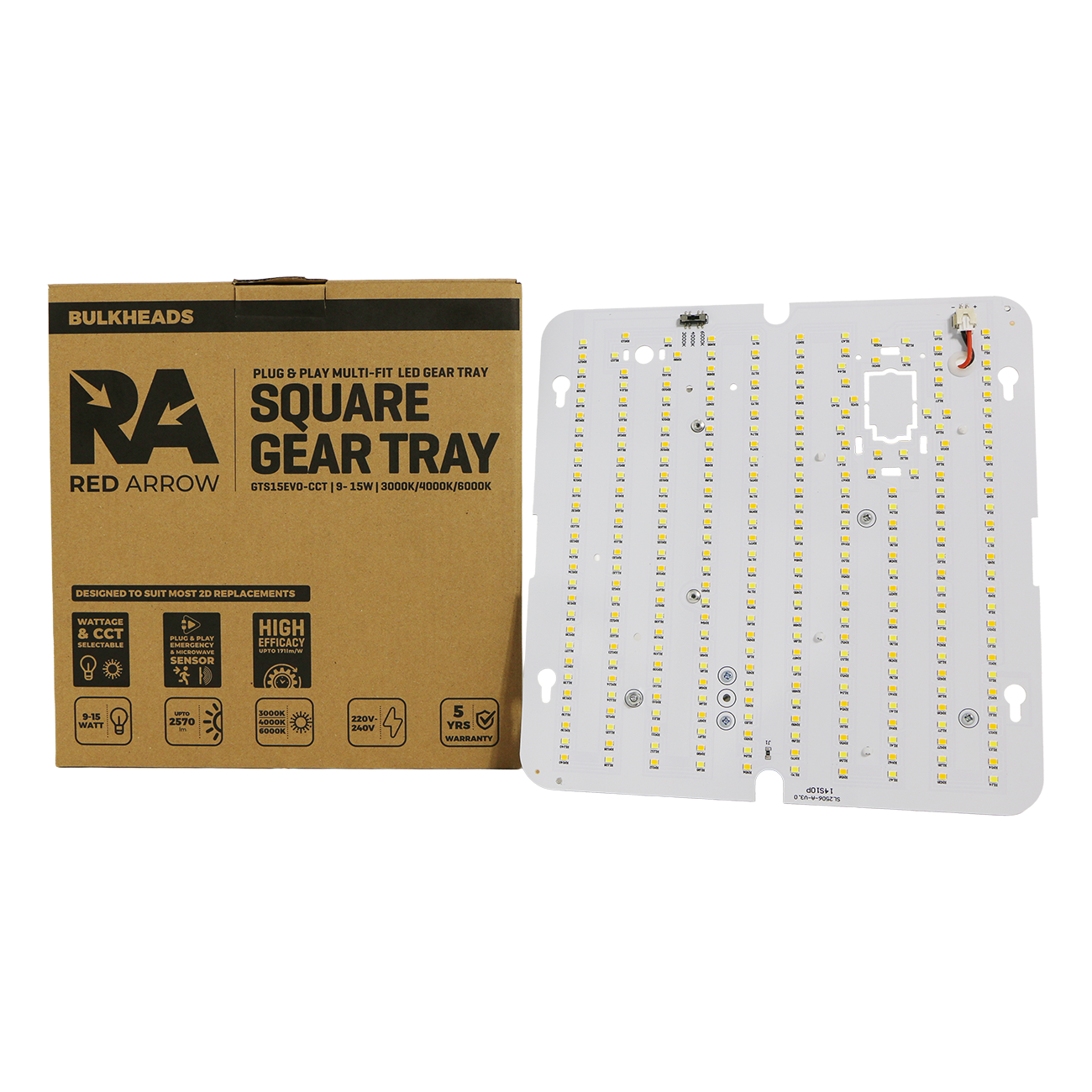 Red Arrow Plug and Play Square Gear Tray with Box